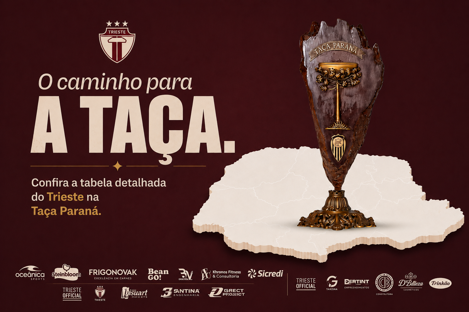 Leia mais sobre o artigo Tabela Taça Paraná 2026